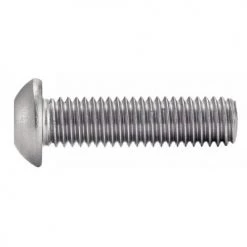 Vis à métaux Acton tête bombée hexagonale creuse inox A2 ISO 7380 -Visserie Soldes Magasin AFD 100821