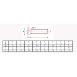 Vis métaux Ultima à tête bombée hexagonale creuse à embase classe 10.9 zingué ISO 7380