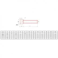 Vis métaux Ultima tête cylindrique hexagonale creuse 12.9 filetage total zingué DIN 912