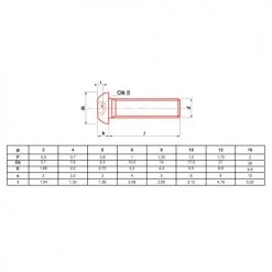 Vis à métaux Ultima tête bombée hexagonale creuse à embase brut classe 10.9 ISO 7380