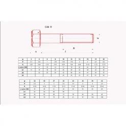 Vis à métaux Ultima à tête hexagonale classe 8.8 DIN 931