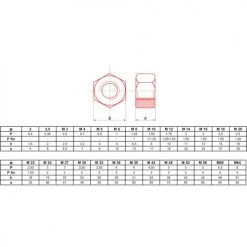 Écrou HU Ultima zingué classe 10.9