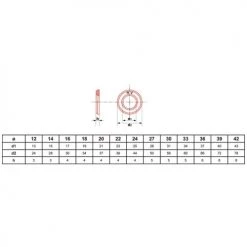 Rondelle Ultima traitée 32-35 HRC (300 HV) brut DIN 6916