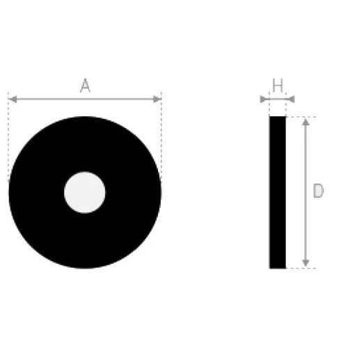 Rondelle plate extra large Ultima acier zingué blanc NFE 25513 4 Rondelle plate extra large Ultima acier zingué blanc NFE 25513 – Image 2