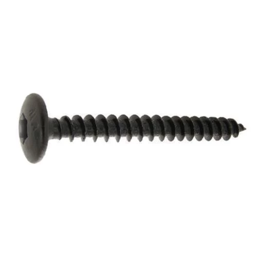 Vis de penture 133 à tête ronde large Torx Ultima acier zingué noir 3 Vis de penture 133 à tête ronde large Torx Ultima acier zingué noir