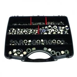 Coffret de 575 écrous hexagonaux indésserrables Ultima avec bague nylon inox A2 COF908 - AFBPACK31