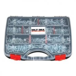 Coffret de 1055 vis à tête fraisée zinguée Torx Ultima COF123