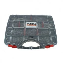 Coffret de 750 vis à tête fraisée cruciforme Ultima inox A2 COF125