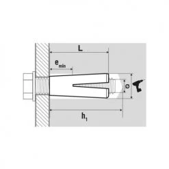 Cheville de frappe SAPLUS Scell-it sans collerette -Visserie Soldes Magasin AFD 149999