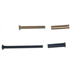 Vis à métaux Hoppe tête fraisée bombée fendue avec douille