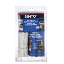 Kit de réparation Sinto + résine sans styrène + tissu de verre