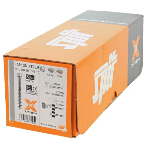 Vis béton Spit à tête hexagonale TAPCON HFL X-TREM 4 Vis béton Spit à tête hexagonale TAPCON HFL X-TREM – Image 2