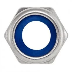 Écrous hexagonaux Acton frein indésserables avec bague nylon inox A2 DIN 985 -Visserie Soldes Magasin AFD 97207