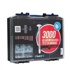 Coffret 3000 vis autoperceuses Scell-it à tête cylindrique - COF003-TCC