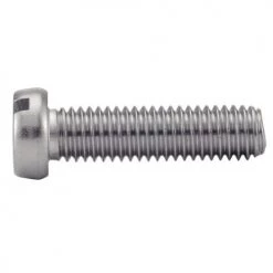 Vis à métaux Acton tête cylindrique fendue inox A2 DIN 84 -Visserie Soldes Magasin AFD 97951