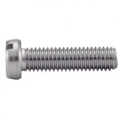 Vis à métaux Acton tête cylindrique fendue A4 DIN 84 -Visserie Soldes Magasin AFD 98585